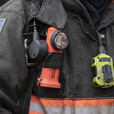 SURVIVOR Safety-Rated Firefighter's Right Angle Flashlight